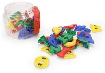 

Alpyog Magnetic 50 Pieces Alphabets and Numbers Jar For Kids(Min. Age 3 years)(Multicolor)