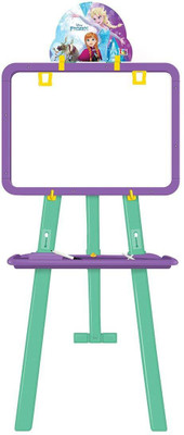 

Alpyog 5 in 1 double sided Educational Learning Activities Height adjustable Multifunctional white & black board For Kids(Min.Age 5yrs)(Purple)