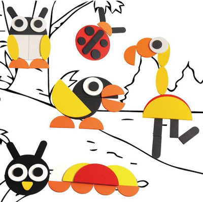 

M-Alive Pre-School Fun Wooden 29 PCS Animal Shape Blocks Learning Puzzle Game with 20 Pattern Cards(Multicolor)