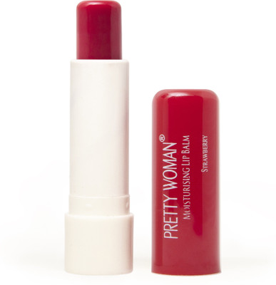 Pretty Woman Moisturizing Lip Balm Strawberry(Pack of: 1, 4.8 g)
