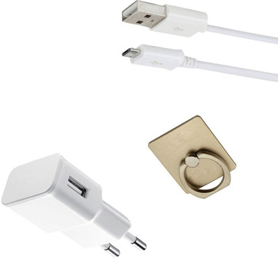 SARVIN Wall Charger Accessory Combo for Vivo V7(White)