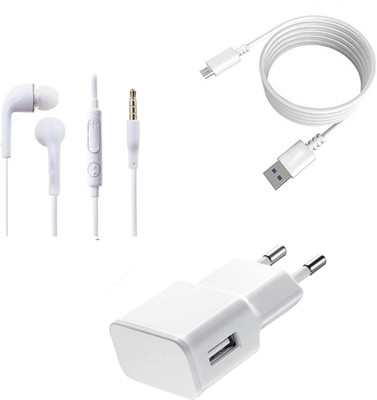 SARVIN Wall Charger Accessory Combo for Vivo V7 Plus(White)