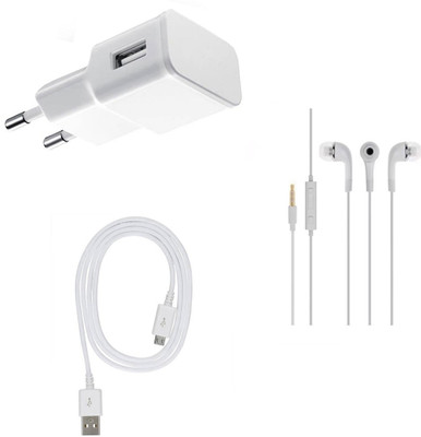DAKRON Wall Charger Accessory Combo for Nokia 2(White)