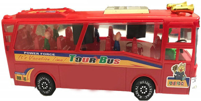 

Alpyog Royal Luxurious Travel Bus with Lighting and Music (Minimum Age 3 yrs)(Red)