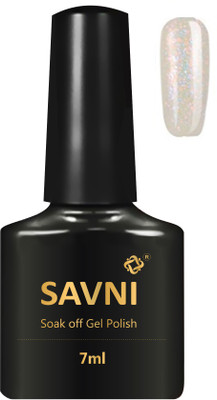 

savni Soak off uv gel glitter nail polish 87 for nails silver
