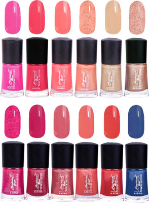 

Fashion Bar Shiny Nail Polish Combo 31 Multicolor(Pack of 12)