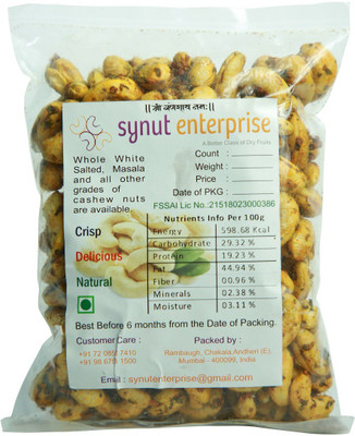 

synut enterprise Garlic Cashews(250 g, Pouch)