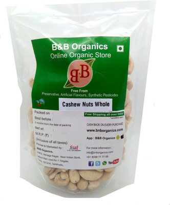 

B&B Cashew Nuts, 250 grams Cashews(250 g, Pouch)