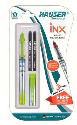 HAUSER INX Fountain Pen(Pack of 5, Ink Color - Blue)