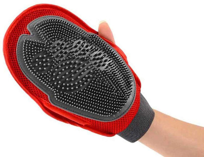 

Styleys Pets Grooming Mitt Nylon Mesh Pet Brush Plain/ Bristle Brushes for Dog, Cat, Horse