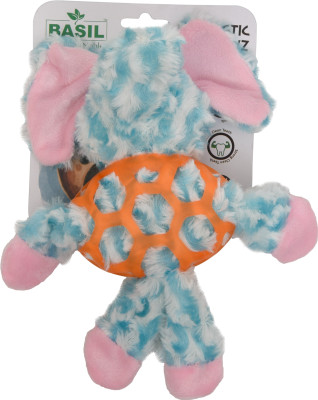 

Goofy Tails Basil Elephant Plush Nylon Squeaky Toy For Dog