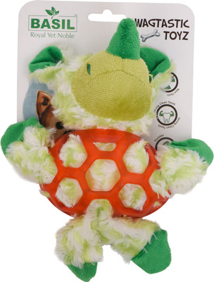

Basil Chew Rhino Plush Nylon Plush Toy For Dog