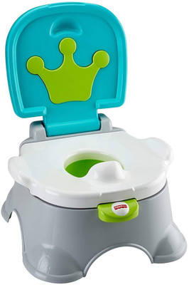 Fisher-Price Stepstool Potty, Royal Potty Seat(Multicolor)