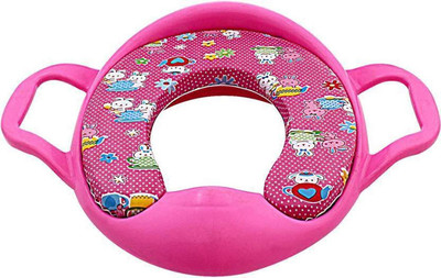 baby corn Cushioned seat with Handle Potty Seat (Blue) Potty Seat(Blue)