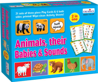 

Creatives Animals, Their Babies & Sounds(1 Pieces)