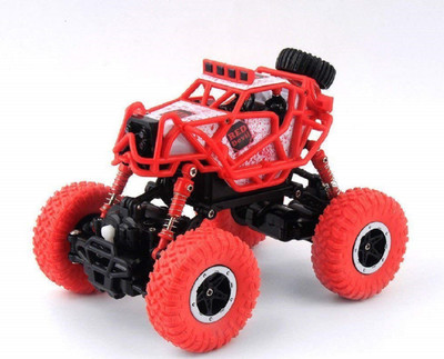 

JAYNIL ENTERPRISE Dirt Drift Waterproof Remote Controlled Rock Crawler Rock Through Off Road i-ghost RC Monster Truck, Four wheel Drive, 1:43 Scale 2.4 GHZ, Latest 2018 design and mode(Red)