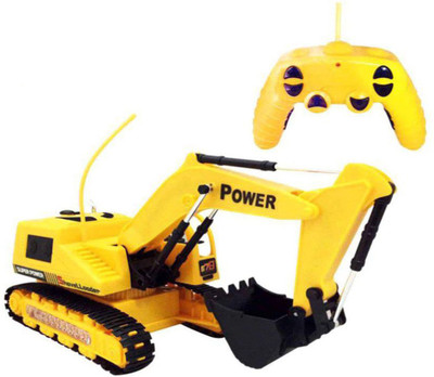 

jilani 5 Channel Super Power R/C Excavator JCB Toy Truck(Yellow)