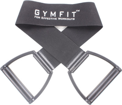 

Gymfit Fitness Band - For Exercise Through Stretch And Resistance Band(Black, Pack of 1)
