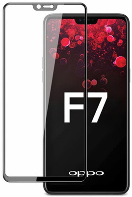 UOIEA Tempered Glass Guard for OPPO F7(Pack of 1)