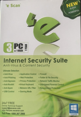 

ESCAN Internet Security 3 User 1 Year