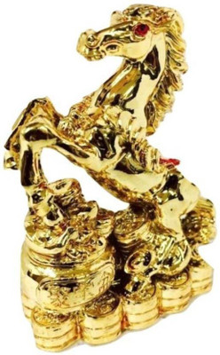 

Ripe India Ripe India Horse Gold Decorative Showpiece - 7 cm(Polyresin, Gold)