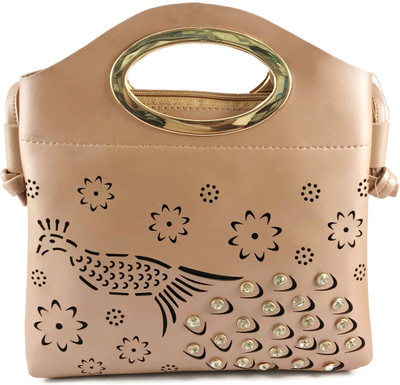 

Ferishta Women Evening/Party, Casual, Formal Beige Rexine Sling Bag