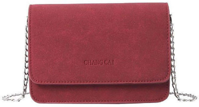 

Mei&Ge Women Evening/Party, Casual, Formal Red PU, Synthetic Leather Sling Bag