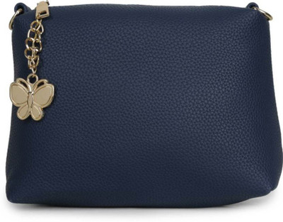 

Zoby Girls Evening/Party Blue PU Sling Bag