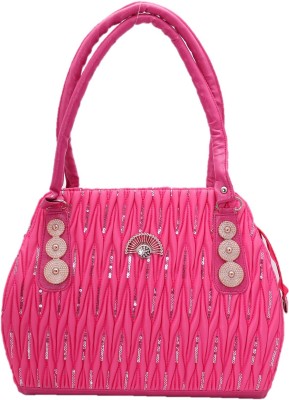 

VIRUSHKA Women Evening/Party, Casual, Formal, Sports Pink Synthetic Leather Hand-held Bag