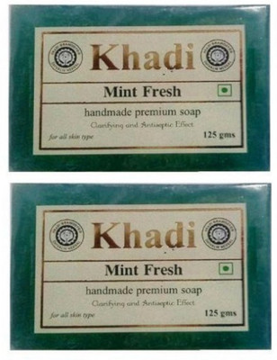 

Khadi Mint Soap ( Pack of 2 )(250 g, Pack of 2)