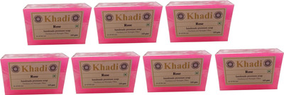

Khadi Shivalik Rose Soap (Pack of 7)(875 g, Pack of 7)