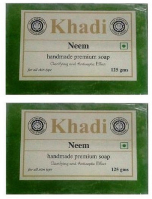 Khadi Neem Soap ( Pack of 2 )(250 g, Pack of 2)