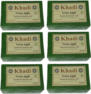 

Khadi Greea Apple Soap (Pack of 6)(750 g, Pack of 6)