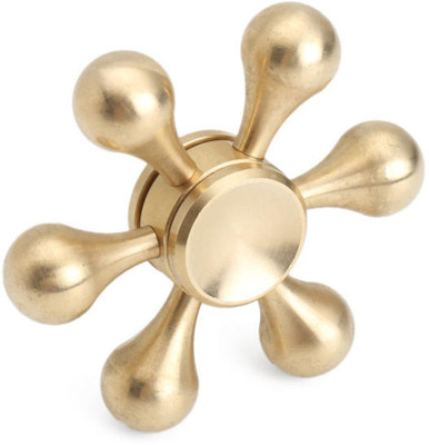

6ixtech Golden hand spinner fidget spinner(Gold)