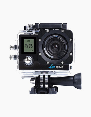 

OWO K1 New style dual screen 4K 30fps K1 full hd 1080P 2.0 LCD waterproof camera Sports and Action Camera(Black, 16 MP)