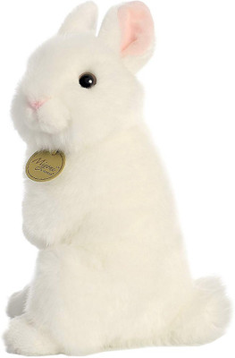 

Aurora World Inc Plush Standing American White Bunny Rabbit - 8.5 inch(White)