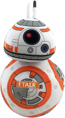 

Underground Toys Star Wars Medium Talking Plush - BB8 - 9.38 inch(White)