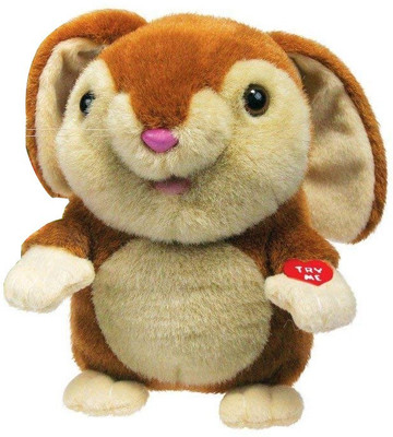 

Westminster Richie the Repeating Rabbit - Talking Rabbit - 6 inch(Grey)