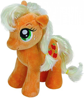 

TY Beanie Babies My Little Pony - Apple Jack 8" - 7 inch(Brown)