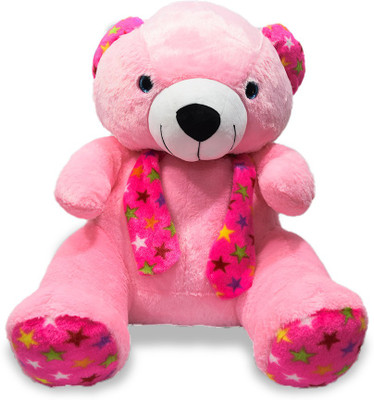 

Benny n Bunny Teddy with Scarf, Light Pink - 40 cm(Pink)