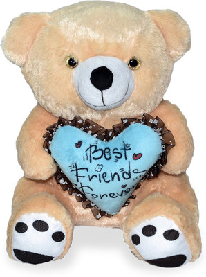 

Benny n Bunny Teddy with Heart, Light Brown - 40 cm(Brown)