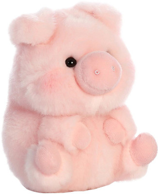 

Aurora World Inc Rolly Pet Prankster Pig Plush - 5 inch(Pink)