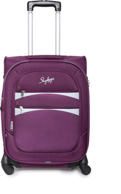 

Skybags NEVADA STR 4 WHEEL 57 PURPLE Expandable Cabin Luggage -  inch(Purple
