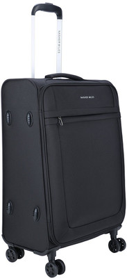 

Nasher Miles Equator Soft-Sided Ultra-Light (2.1 Kgs) Cabin Polyester Luggage Bag Black  Inch | 45CM Cabin Luggage -  inch(Black