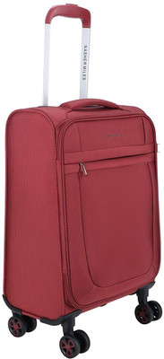 

Nasher Miles Equator Soft-Sided Ultra-Light (2.1 Kgs) Cabin Polyester Luggage Bag Red  Inch | 45CM Cabin Luggage -  inch(Red