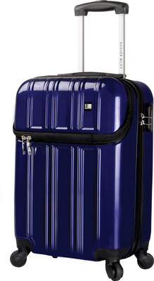 

Nasher Miles New York 4 Wheel 56cm / " ABS & PC Hard Sided Cabin Luggage - Trolley/Travel/Tourist Bag (Purple) Cabin Luggage -  inch(Blue