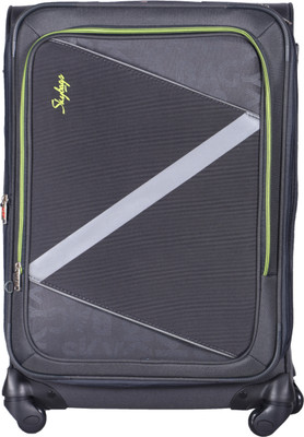 

Skybags Spotlight Spinner Soft Trolley Grey, 65 cm Expandable Check-in Luggage - 25 inch(Grey)