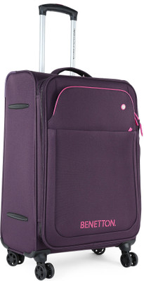 

United Colors of Benetton Soft Luggage Strolly Expandable Check-in Luggage -  inch(Purple