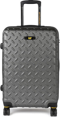 

CAT Cargo Industrial Plate ABS 59 Liters Hard Sided Suitcase Check-in Luggage -  inch(Grey