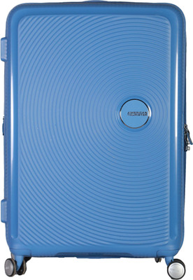 

American Tourister Curio Spinner Hard Trolley 77 cm (Blue) Check-in Luggage -  inch(Blue